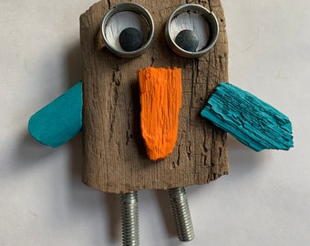 Owl, Driftwood Owl, Owl Hanging, Recycled, Reclaimed Wood