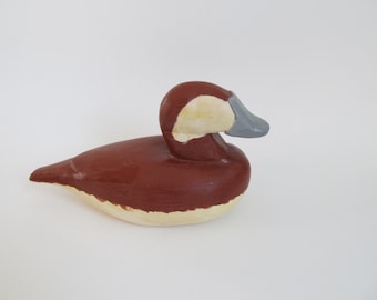 Three Québécois Hand Carved Ducks/ Hand Crafted Water Fowl Trio