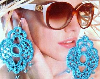 crocheted earrings