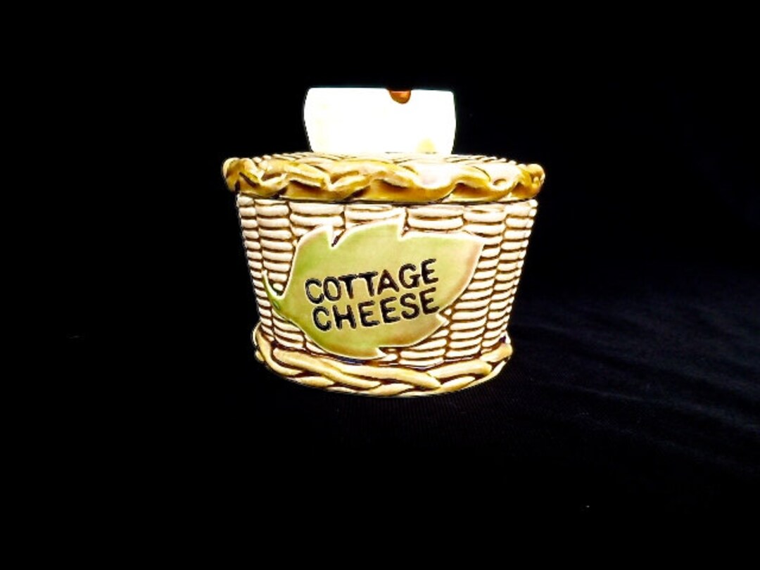 Tilso Cottage Cheese Crock Vintage Japan Pottery Rare Etsy
