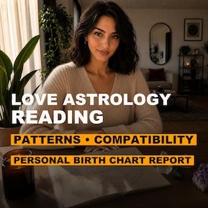 Love Astrology Reading, Birth Chart Relationship Patterns and Compatibility