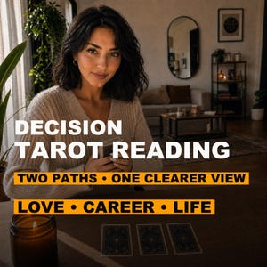 Tarotreading voor Beslissingen: Twee Paden voor Liefde, Carrière of Levenskeuze
