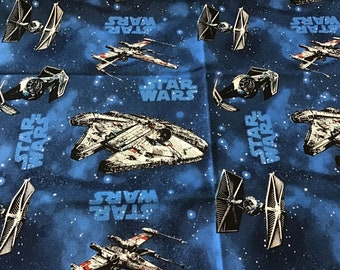 Star Wars Fabric,  Star Wars Character Fabric 3/4 Yard 100% cotton fabric