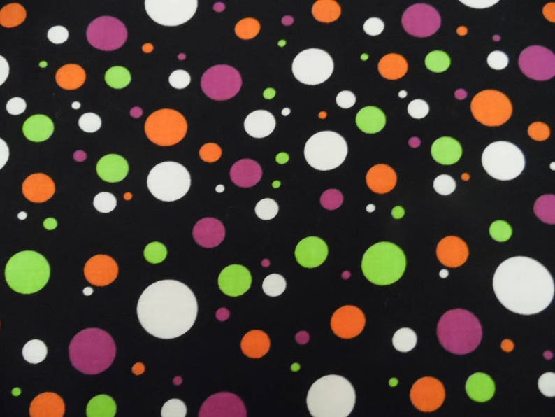 Placemats White Orange Polka Dots Set of 2 Reversible Placemats Colorful Polka Dots in Green Purple with a Orange Reverse Side