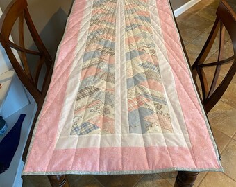 Moda Lily & Will Revisited by Bunny Hill Designs Quilted Table Runner - Quilted Table Topper