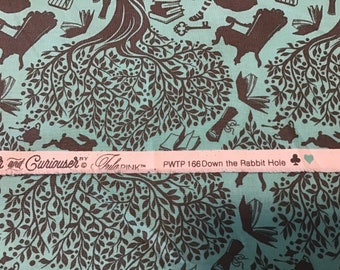 Tula Pink’s Down a Rabbit Hole Fabric Curiouser & Curiouser PWTP 166, 15” x 44”