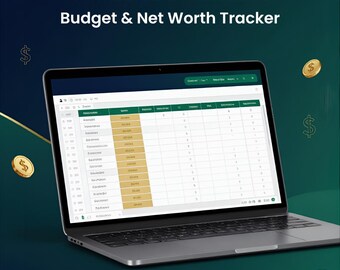 Hoja de cálculo para planificación financiera: presupuesto, patrimonio neto y seguimiento de deudas (Excel, Google Sheets)