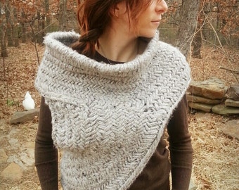 Post-Revolution Hunting Cowl with Vest - Knitting Pattern only