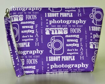 Designer Photography Words project bag