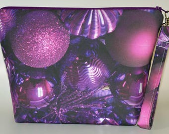 Purple Ornaments project bag
