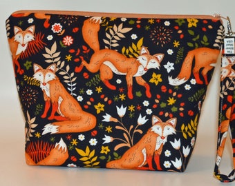 Fox in the forest project bag