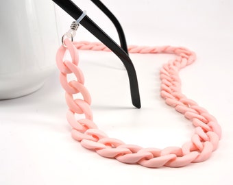 FUN Chunky Glasses Chain; eyeglass chain; reading glasses necklace holder; glasses leash; reading glasses holder
