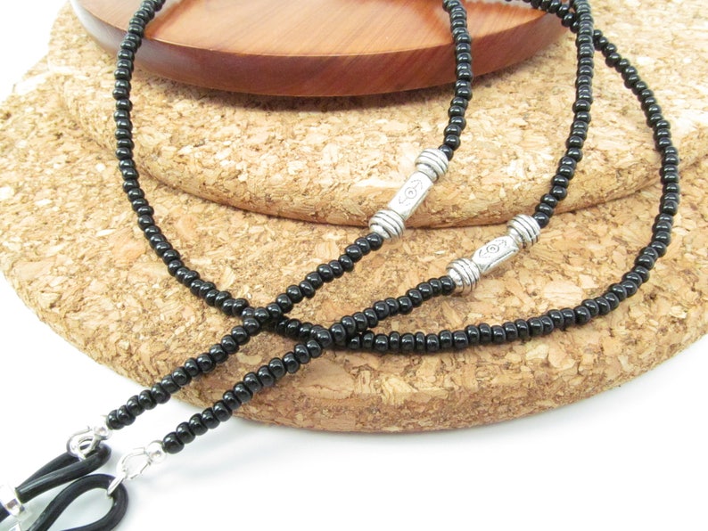 Glasses Chain for Men Silver Barbells Mens Eyeglass Etsy