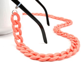FUN Chunky Glasses Chain; eyeglass chain; reading glasses necklace holder; glasses leash; reading glasses holder