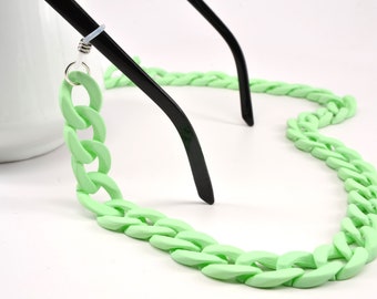 FUN Chunky Glasses Chain; eyeglass chain; reading glasses necklace holder; glasses leash; reading glasses holder