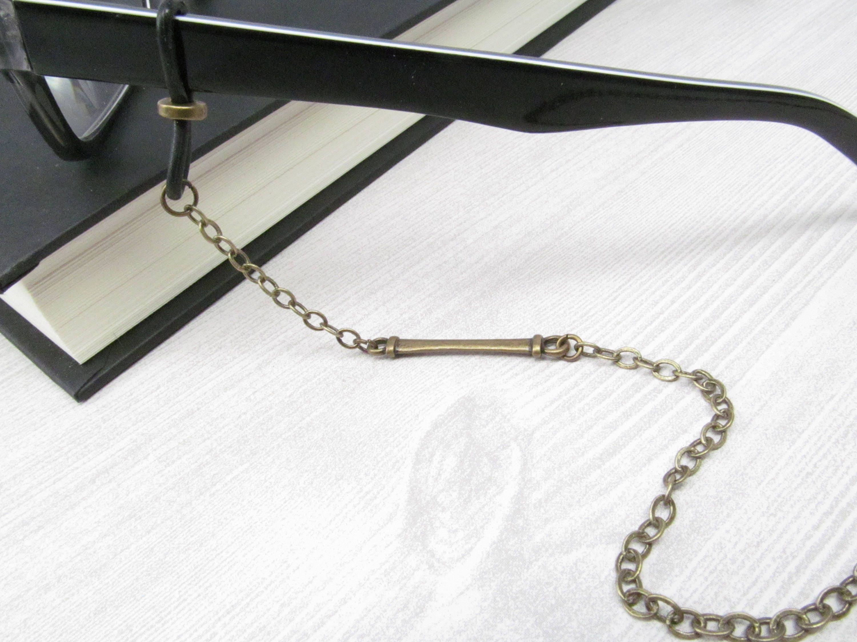 Eyeglass Chain in Antique Brass, Reading Glasses Chain, Chain for
