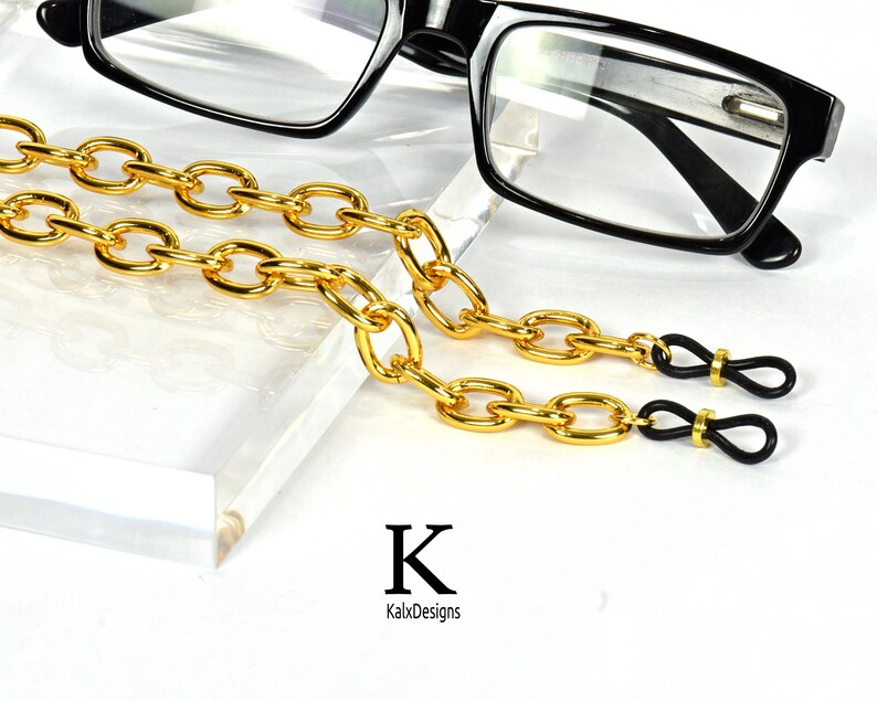 Chunky Glasses Chain Eyeglass Chain Reading Glasses Necklace Etsy