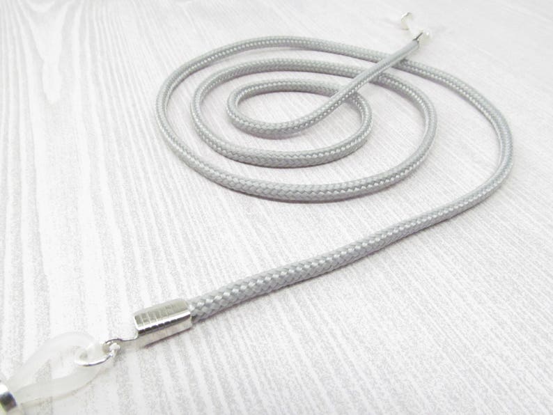 Gray Eyeglass Cord Glasses Cord Reading Glasses Chain Chain Etsy