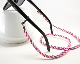 Jewel Tone Braided Glasses Cord for holding glasses, readers or sunglasses; 30 inches long; FAST SHIPPING