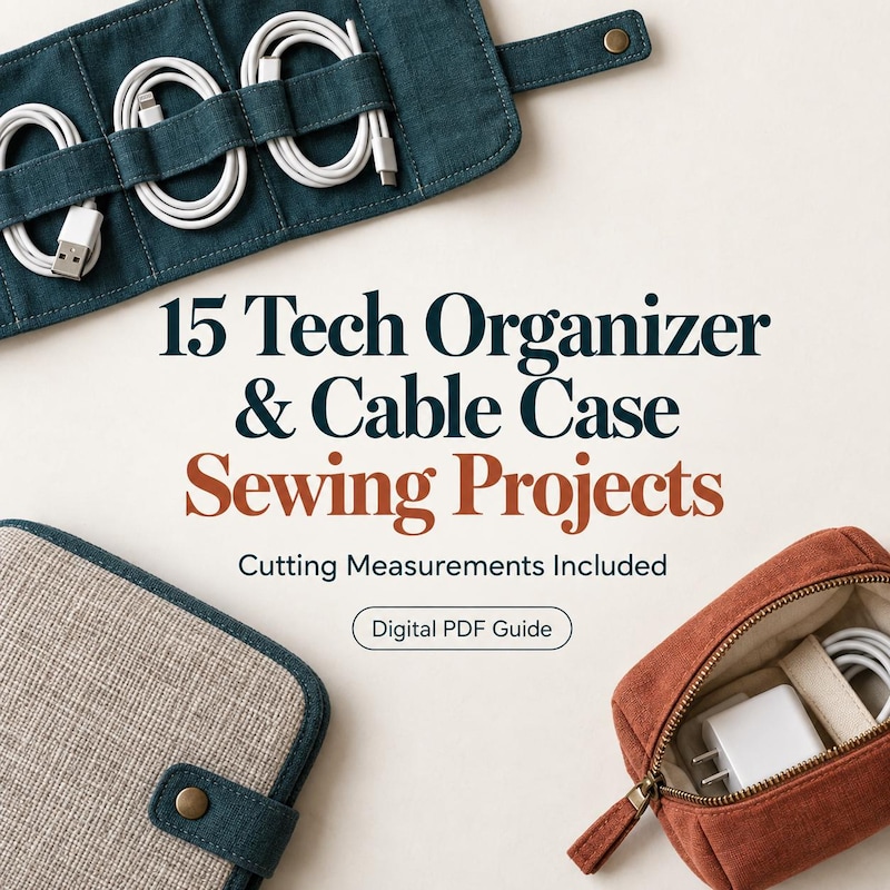Usb Cable Guide.pdf Usb Cable Travel Case - Etsy