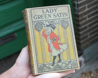 Lady Green Satin and Her Maid Rosette, Jean Paul and His White Mice, Baroness Elizabeth Martineau des Chesnez, Published 1873 Antique Book