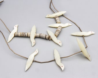 Beads Launa Shell Fetish Birds 20-28mm