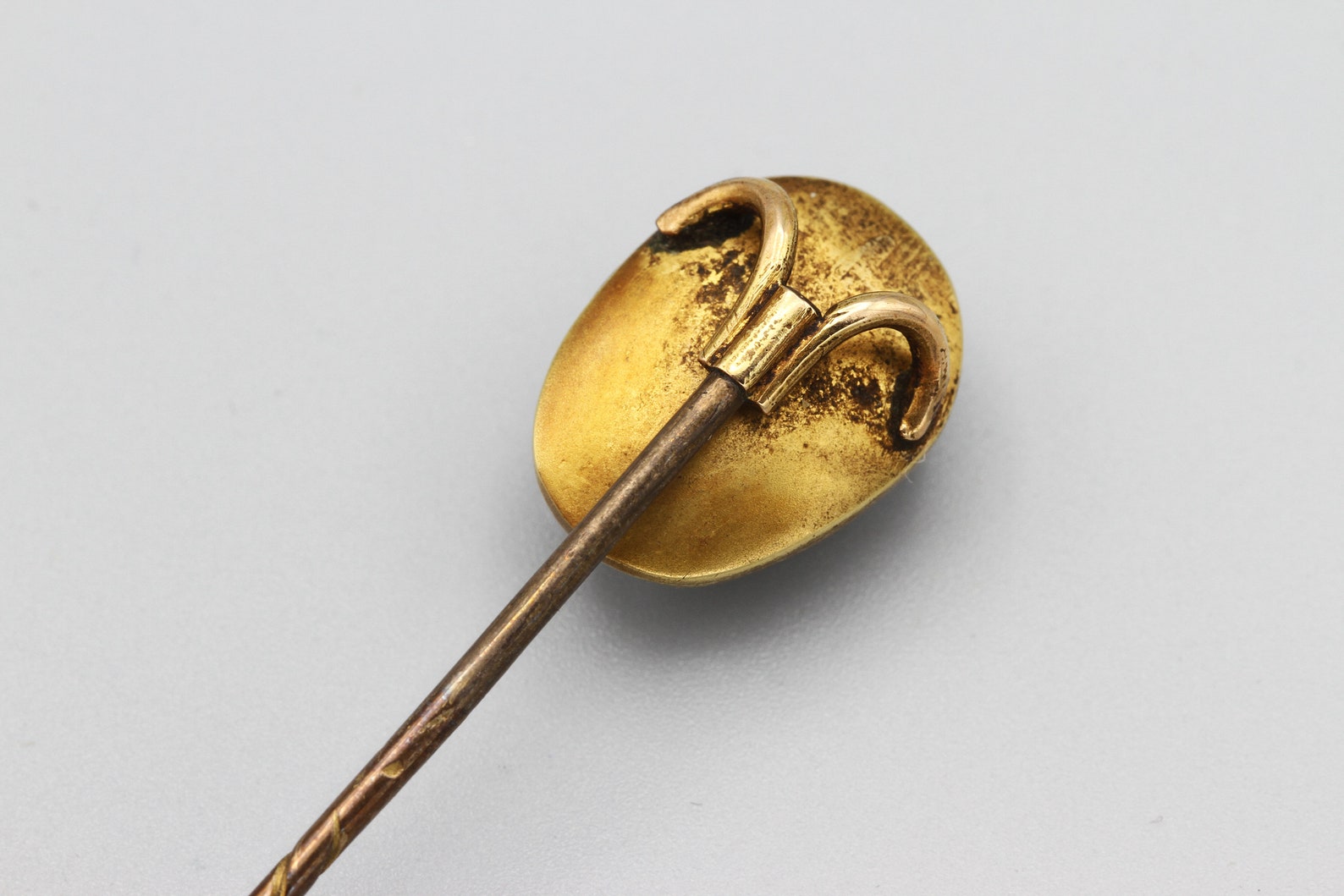 Green Beetle Art Deco Stick Pin Beetle and Gold Pin Yellow Etsy