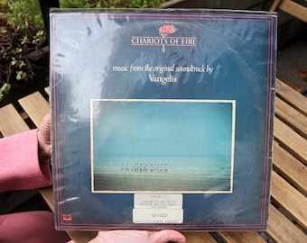 Chariots Of Fire, Music From The Original Soundtrack By Vangelis Papathanassiou, Polydor 1981 Vinyl LP Records, Vintage Themes For Movies