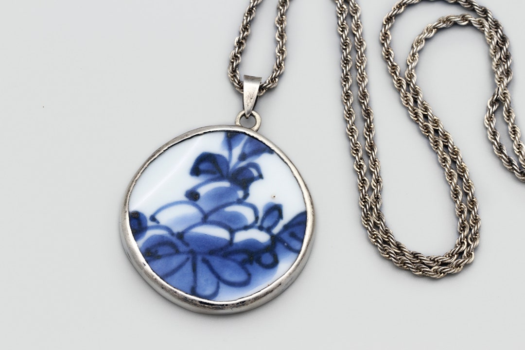 NOVICA Handmade Chalcedony Pendant Necklace - Pale Blue Sterling Silver 'Azure Ice' Artisan Jewelry - View #5