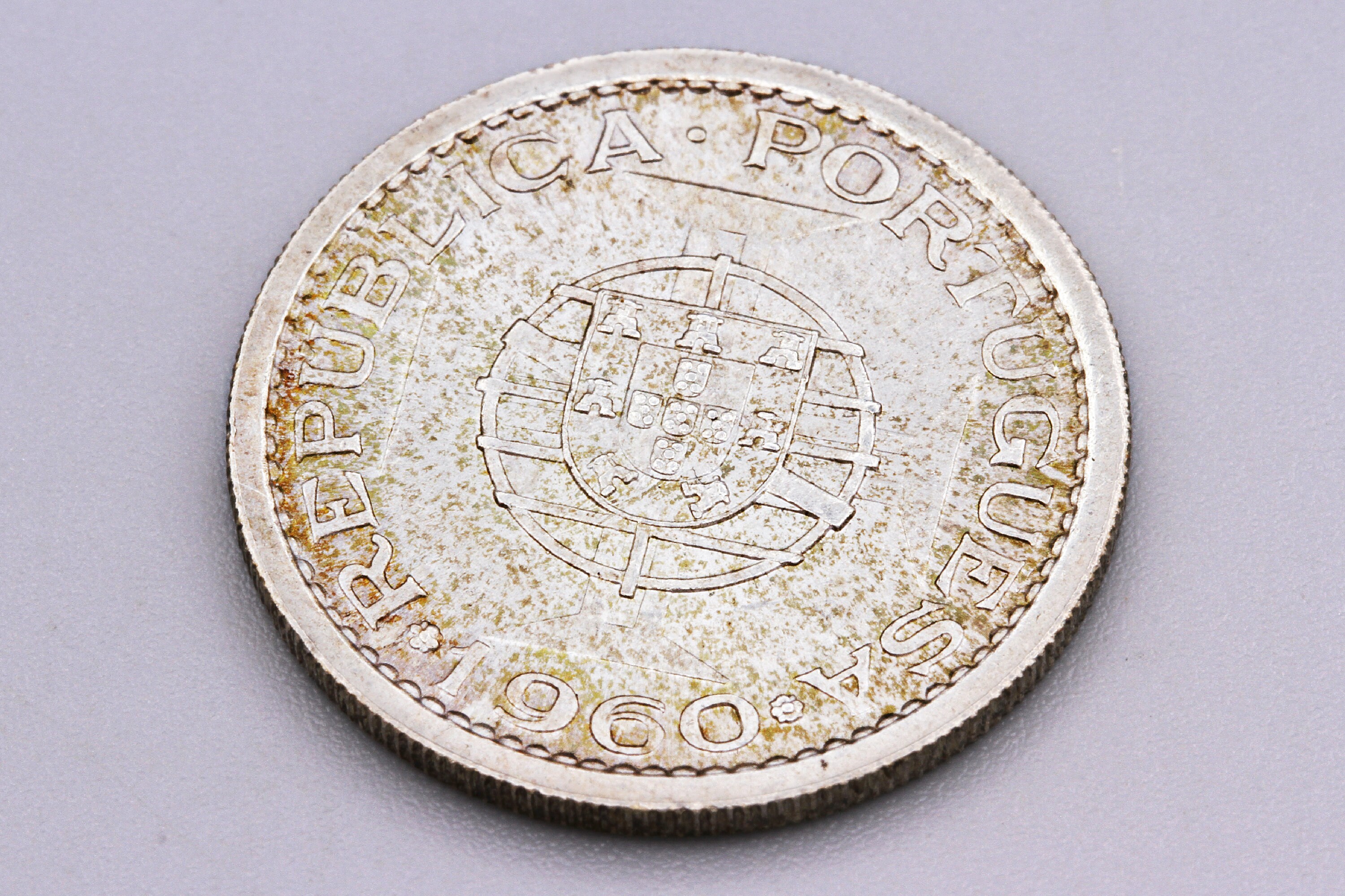 モザンビーク 5エスクード硬貨 1960年、600銀貨、アフリカ通貨