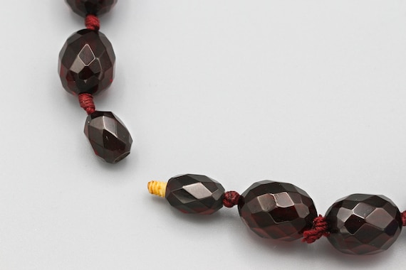 Art Deco Cherry Bakelite Necklace, Vintage 1940s … - image 6