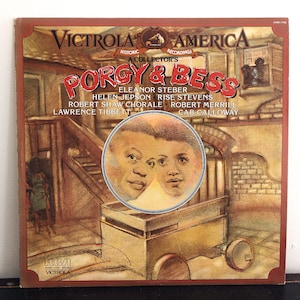 Disco de vinilo vintage de 1976, para coleccionistas. Porgy and Bess, Eleanor Steber, Helen Jepson, Rise Stevens, The Robert Shaw Chorale y Cab Calloway
