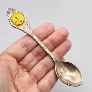 Biesbosch Museum Netherlands Spoon, Silver Plate Argente Versilbert, Holland Tourist Souvenir, Dutch Collectible Spoon, European Flatware