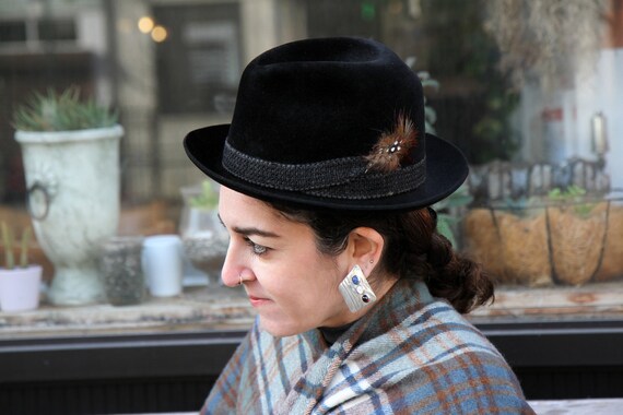 Vintage Dobbs New York Fifth Avenue Fedora Hat, Bl
