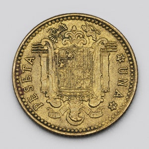 Una peseta 1966 coin - Etsy 日本