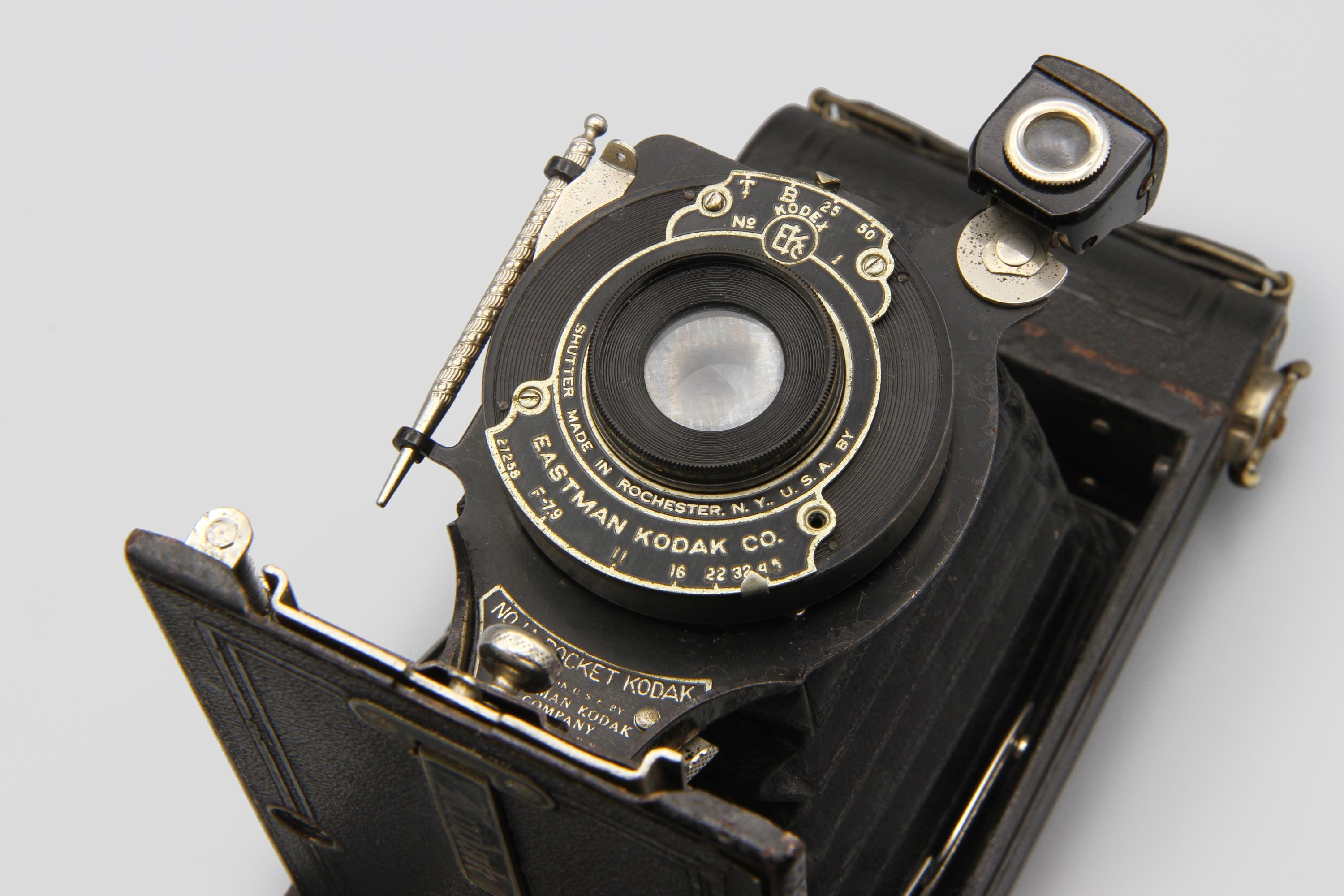No. 1A Pocket Kodak Folding Camera, Not Tested Antique 1920s