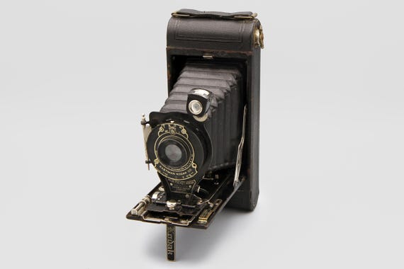 No. 1A Pocket Kodak Folding Camera, Not Tested Antique 1920s