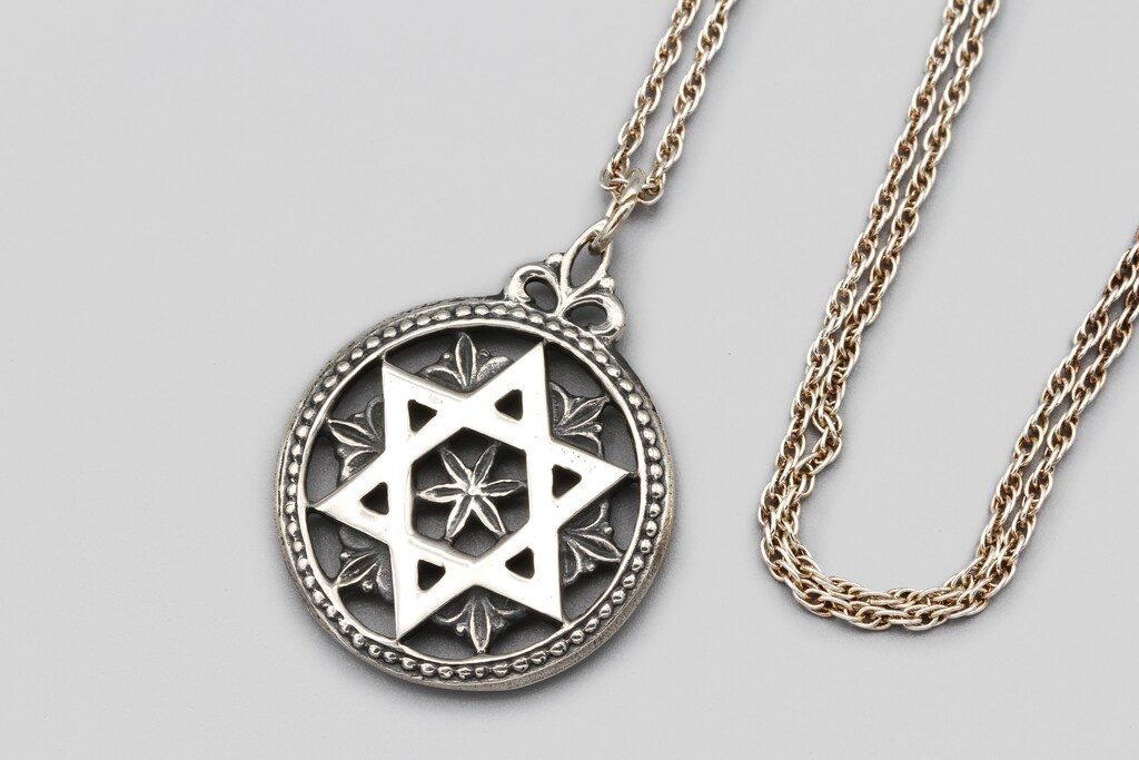 Collana Stella Di David E Malocchio In Argento Sterling | Gioiello Ebraico | Regalo Donna YAFEINI