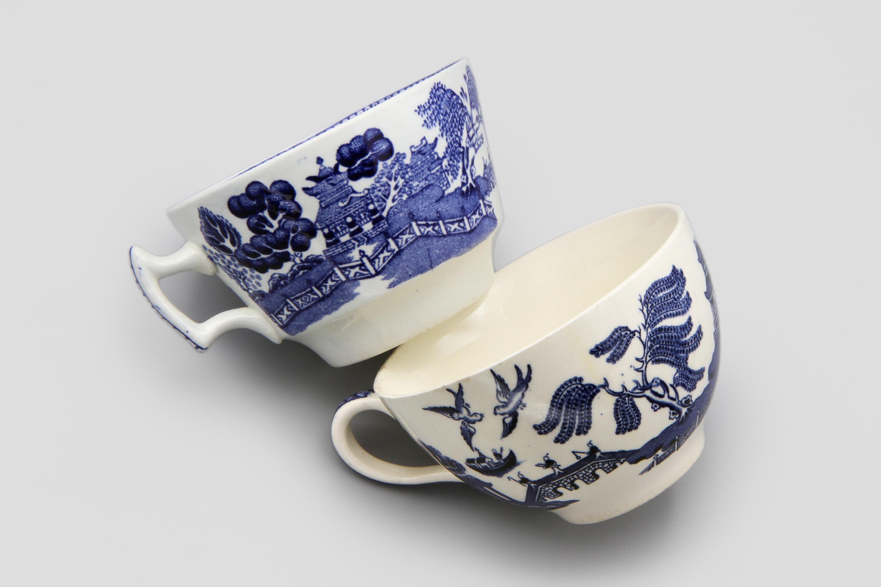 Wood and sons blue willow - Etsy 日本