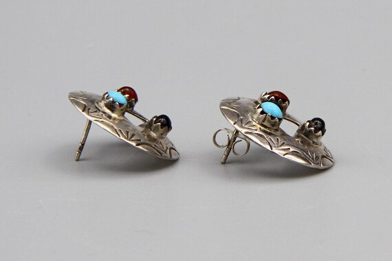 Signed RIMO Round Concho Studs, Southwestern Colo… - image 7