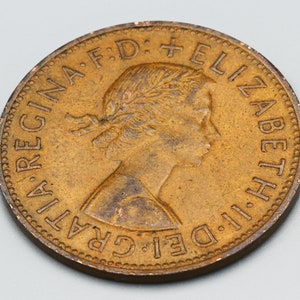 1967 one penny coin - Etsy 日本