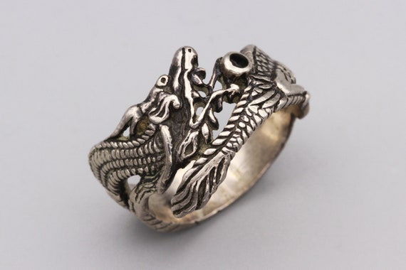 Chinese Dragon Ring Size 7, Zodiac Gifts, 925 Ster