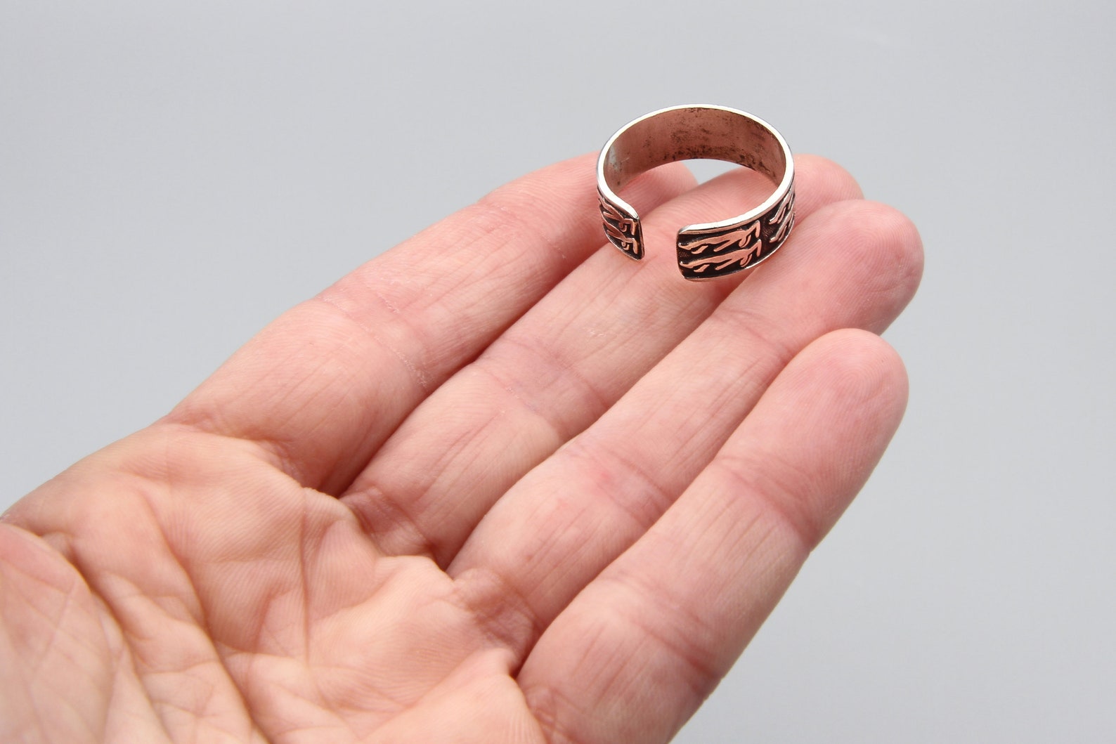 Swimmers Band Ring Size 9 925 Sterling Silver Storyteller Etsy