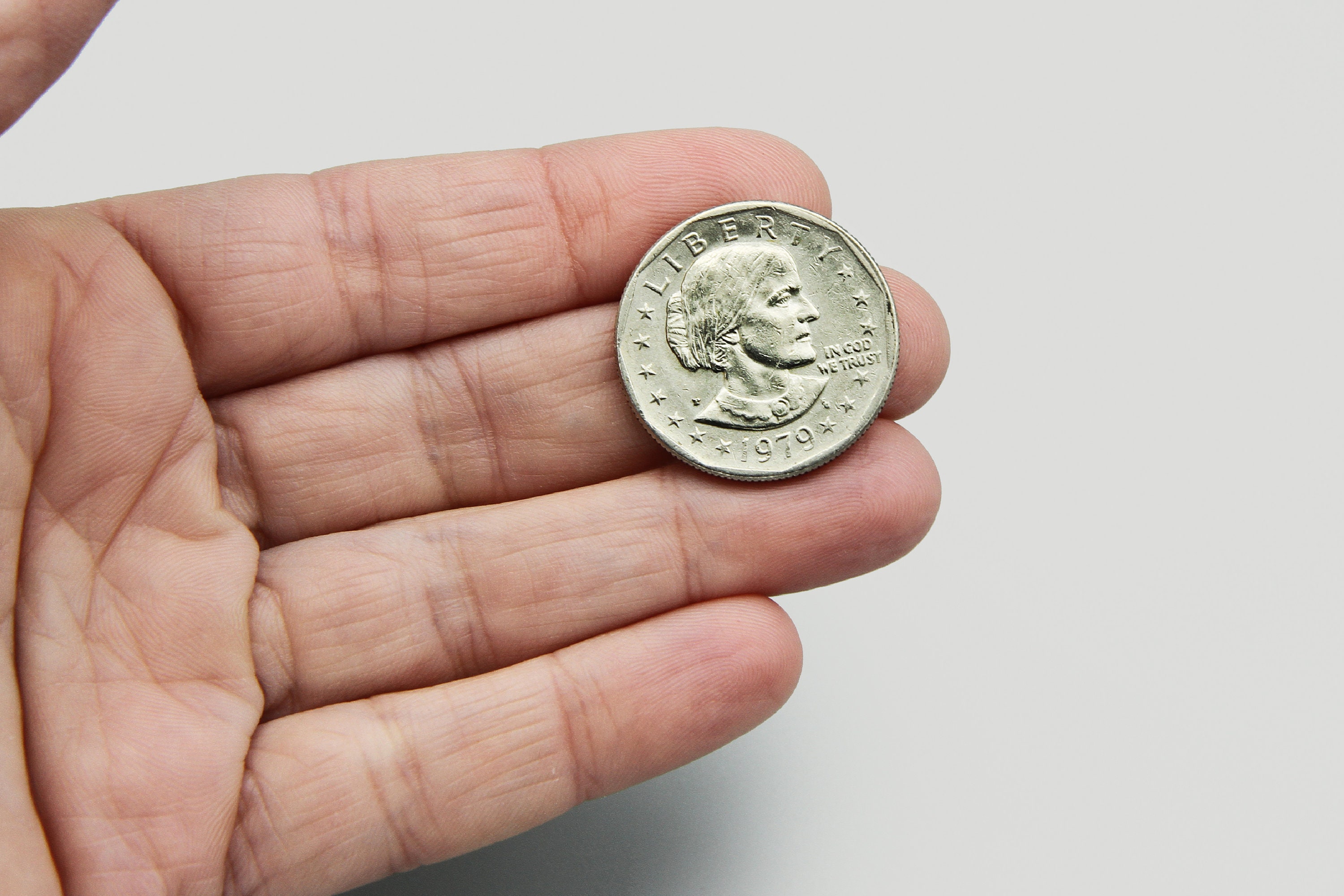 1979年 P スーザン B アンソニー リバティ 1ドル硬貨、FG フランク