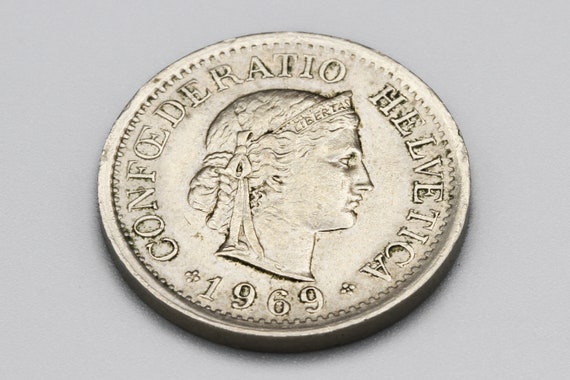 2025年新作入荷 1969 ラッペン硬貨、旧スイス銅ニッケル硬貨 10 年スイス コレクション