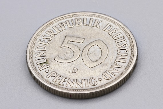 ドイツ・ワイマール共和国　50ペニヒ硬貨☆1927年A／準未使用・極美品／ 素敵な ドイツ・ワイマール共和国 50ペニヒ硬貨☆1927年A／準未