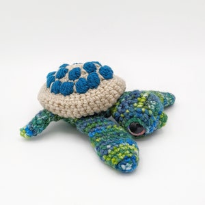 READY TO SHIP - Sea Turtle plush, sea turtle amigurumi, small sea turtle