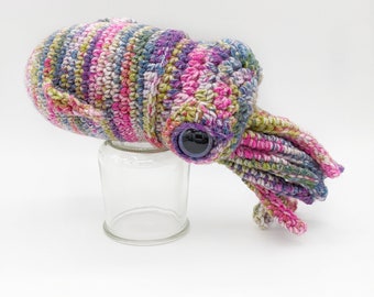 READY TO SHIP - Bobtail Squid plush, bobtail squid amigurumi, sea life