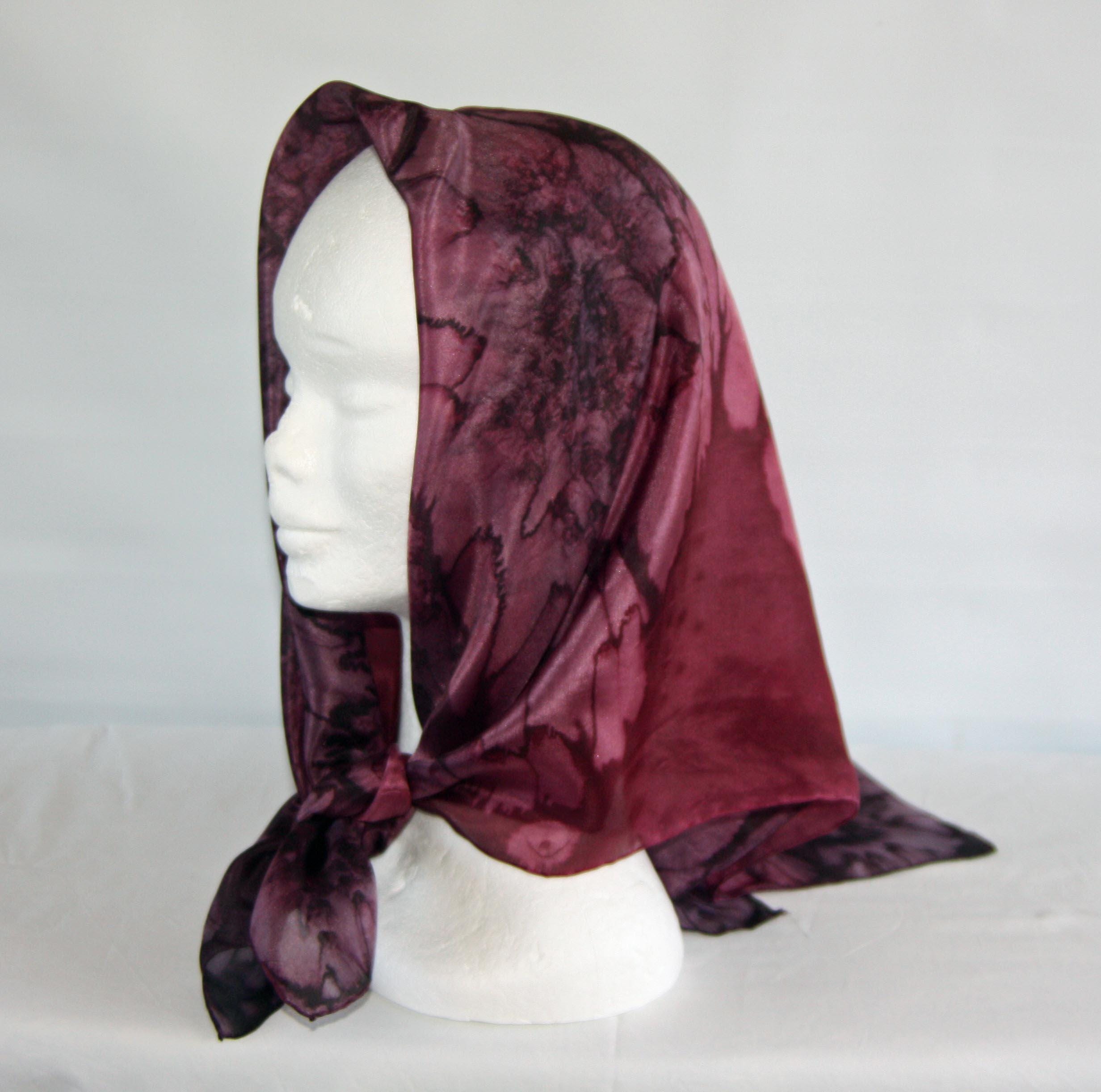 Silk Head Scarf UK