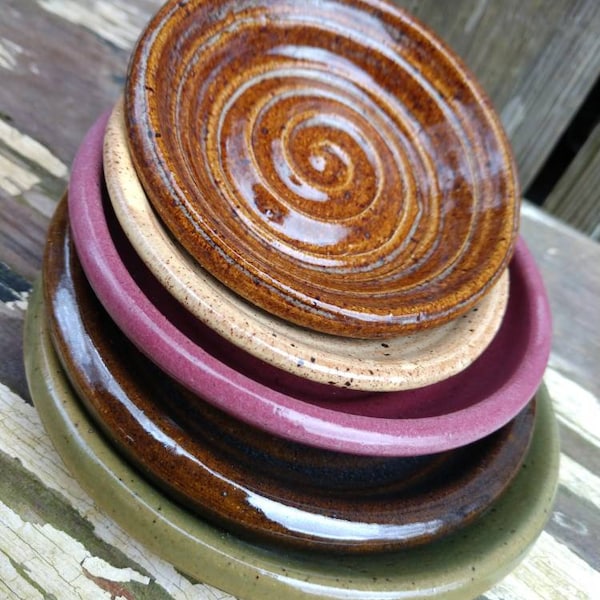 Set of 5 Small Pottery Bowls